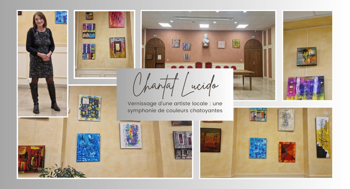 Chantal Lucido, vernissage d'une artiste locale : une symphonie de couleurs chatoyantes