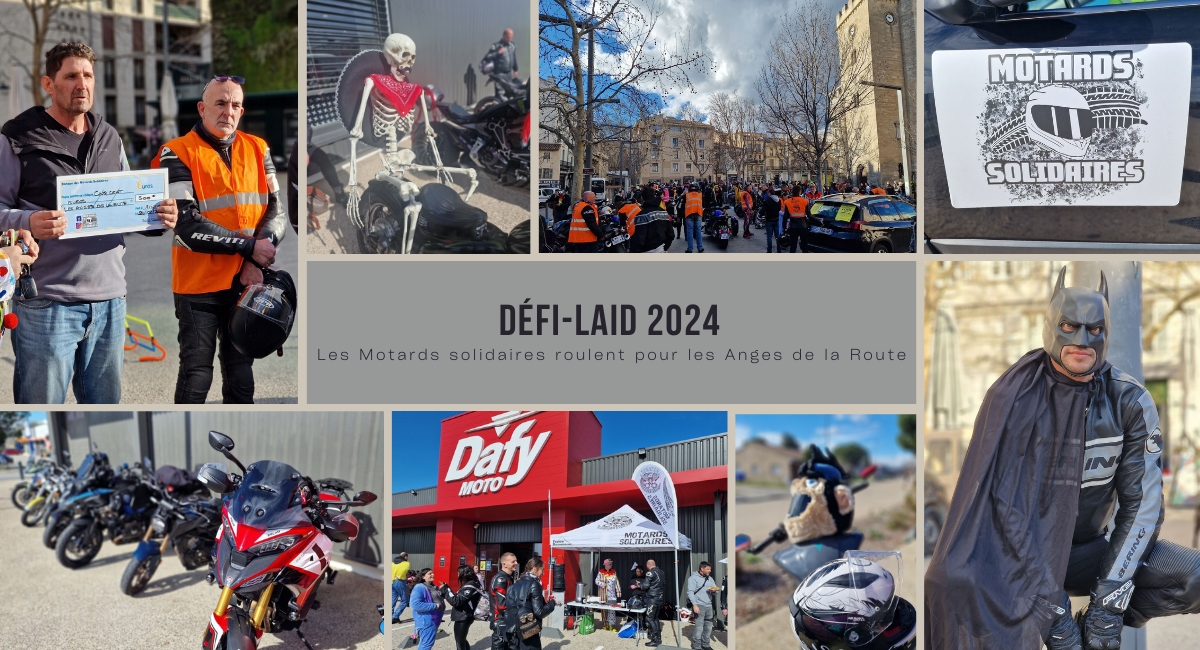 Rencontres solidaires et conviviales lors du Défi-Laid : Les Motards Solidaires roulent pour les Anges de la Route