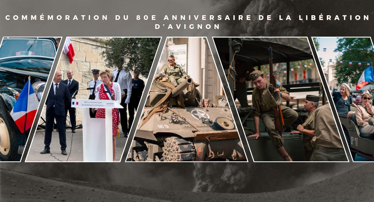 Commémoration du 80e anniversaire de la libération d’Avignon
