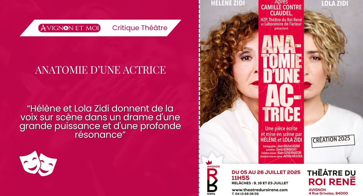 Anatomie d'une actrice Théâtre