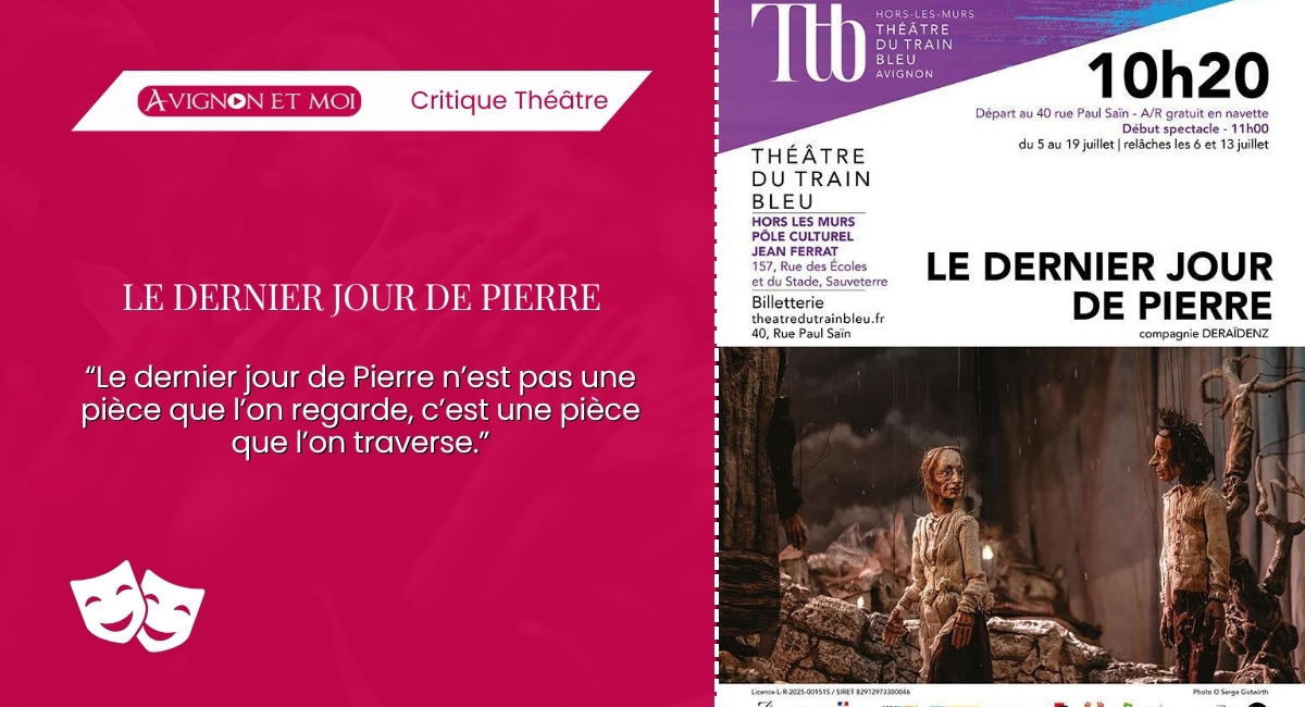 Le dernier jour de Pierre : Théâtre