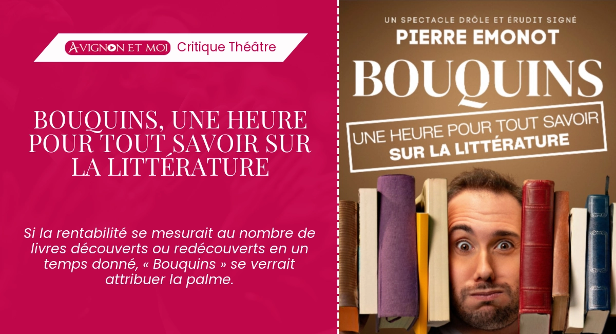 Bouquins, une heure pour tout savoir sur la Littérature