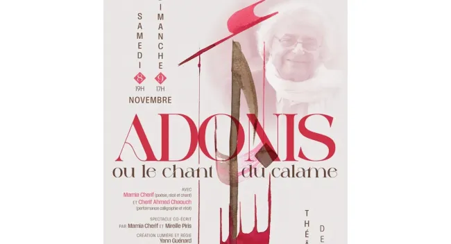 Adonis et le chant du calame