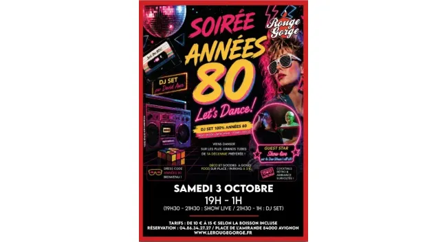 Let’s dance, La soirée années 80