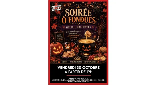 Soirée "Ô Fondues" spéciale Halloween