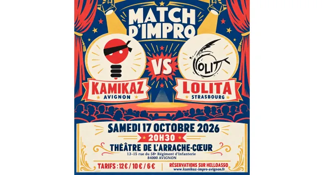 IMPRO THÉÂTRE - KAMIKAZ vs LOLITA