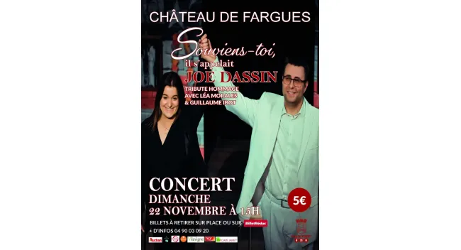 Spectacle «Souviens-toi, il s’appelait Joe Dassin»