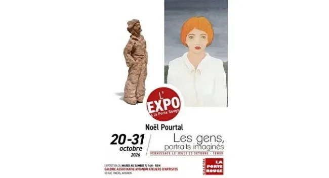 Exposition de Noël Poutal - Les gens, portraits imaginés