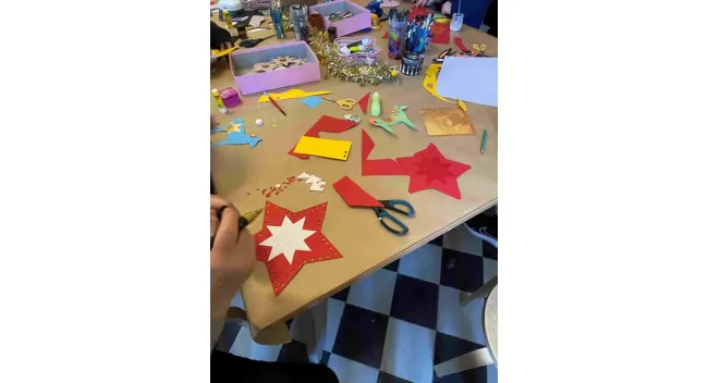 Décorations de Noël en papier