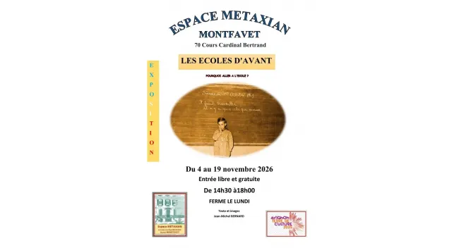 Les écoles d’avant