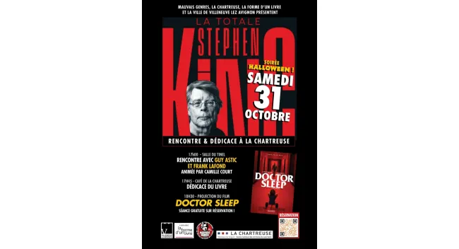 Soirée Stephen King à La Chartreuse