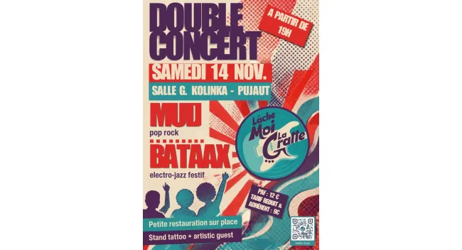 Double concert Mud et Bataax