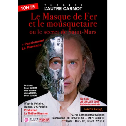 Masque de fer - Format carré